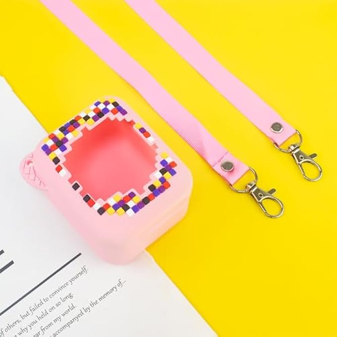 rayihni BITZEE VIRTUAL ELECTRONIC PETS KIDS SILICONE CASE COVER WITH LANYARD (PINK) FOR BITZEE INTERACTIVE TOY DIGITAL PET AND CASE, COVER FOR BITZEE VIRTUAL ELECTRONIC PETS KIDS TOYS - Image 4